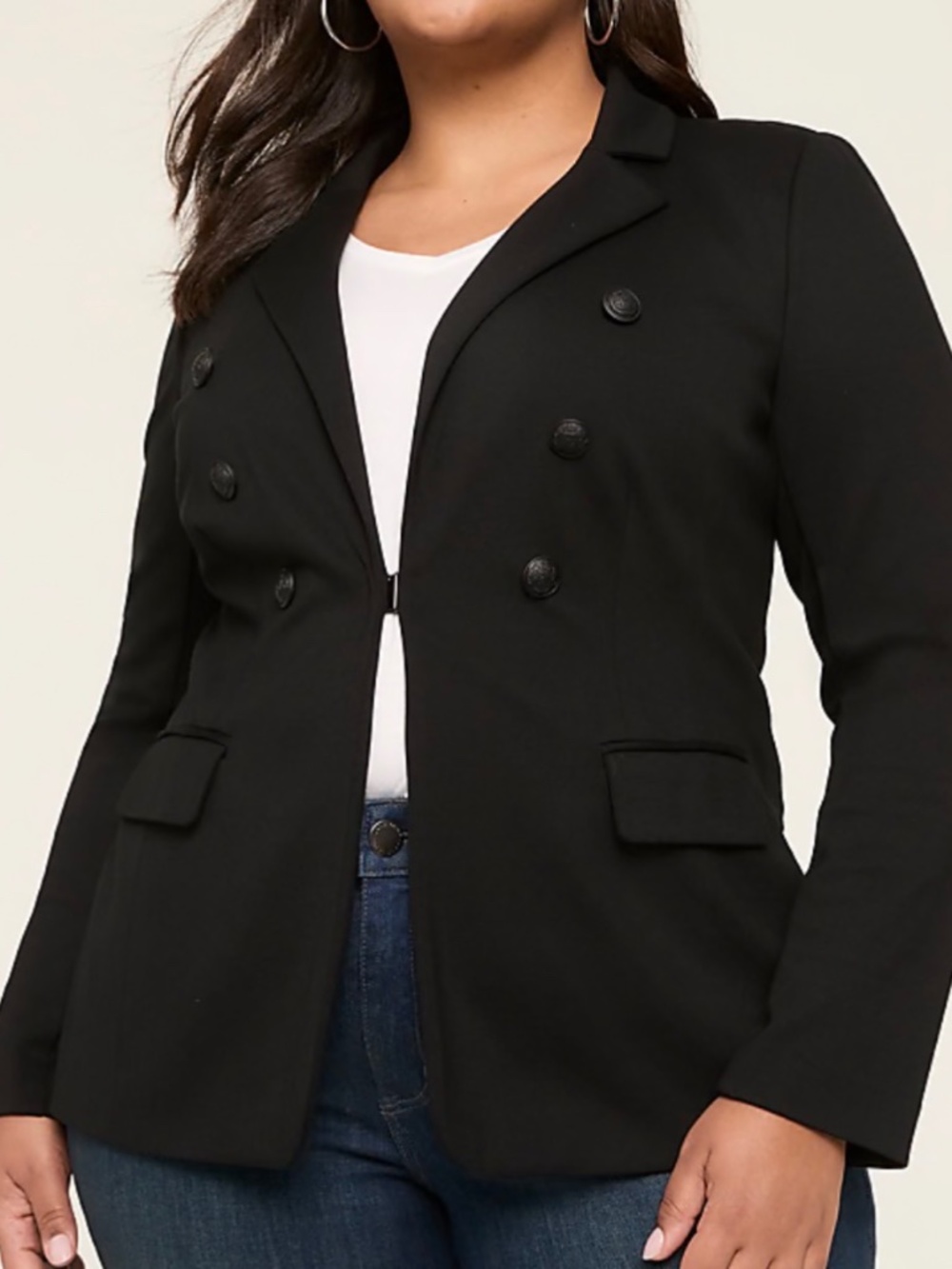 Lane Bryant Black Blazer Size 16